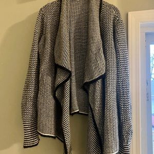 Black and white cardigan